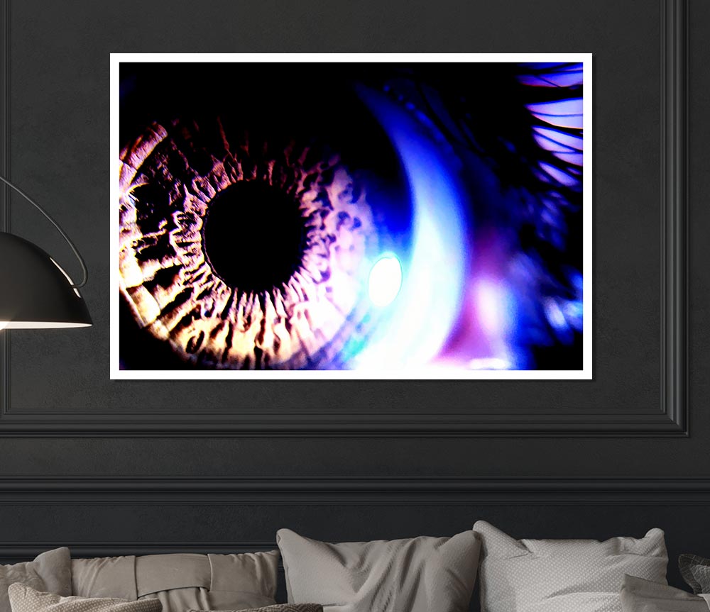 Eye Of The Planet Storm Print Poster Wall Art