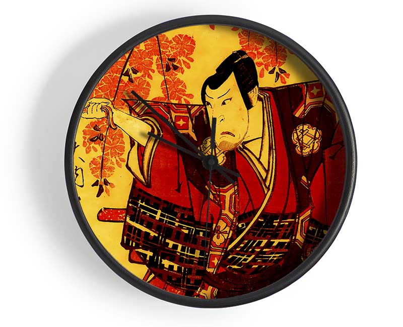 Japanese Warrior Clock - Wallart-Direct UK