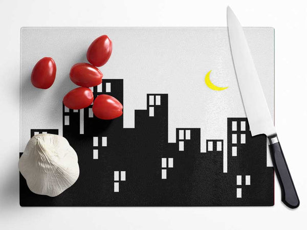 City Moonlight Glass Chopping Board