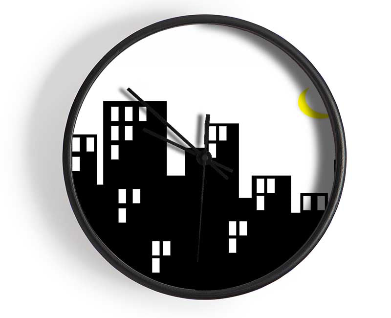 City Moonlight Clock - Wallart-Direct UK