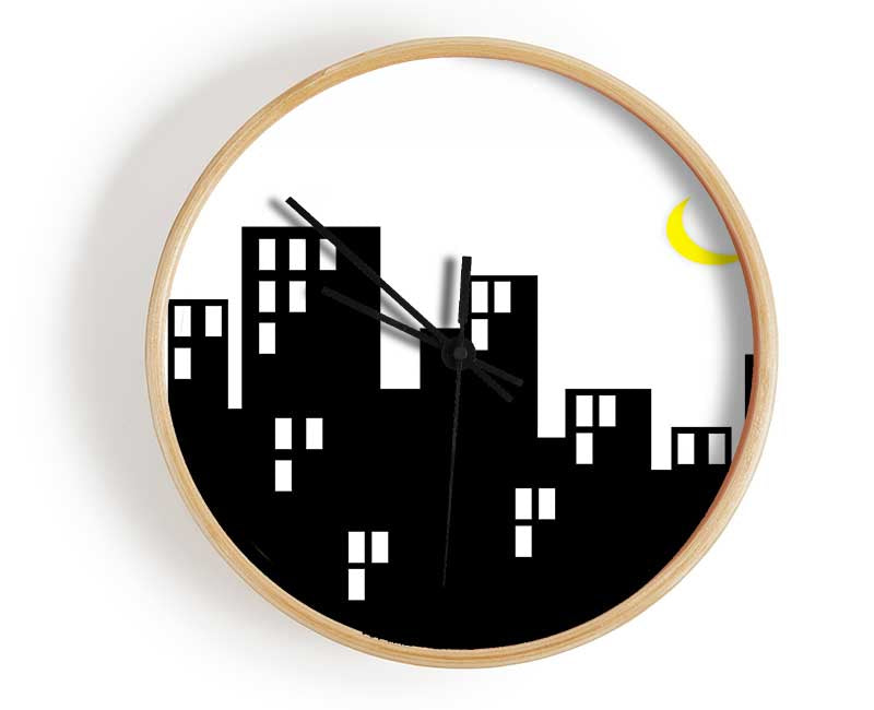 City Moonlight Clock - Wallart-Direct UK