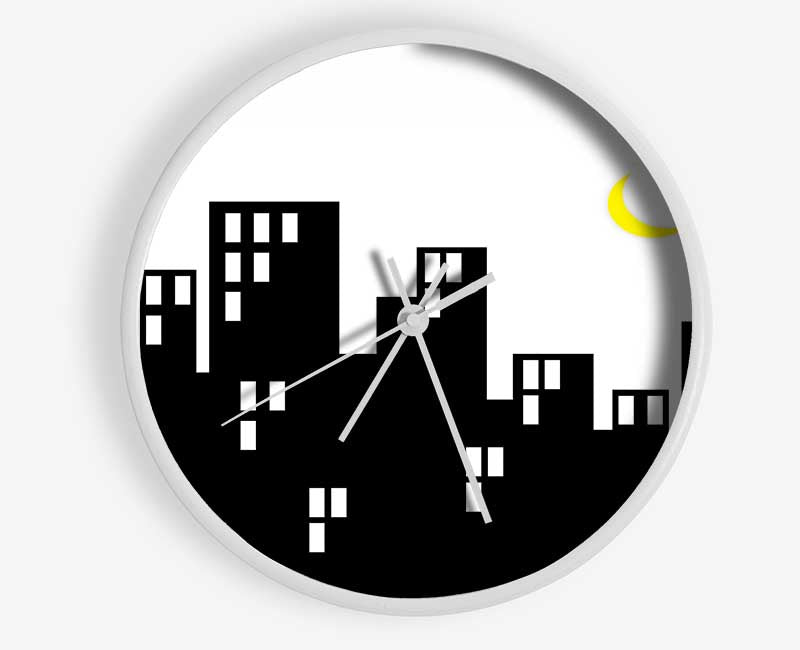 City Moonlight Clock - Wallart-Direct UK