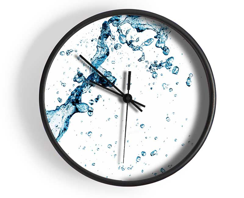 Blue Water Droplet Galore Clock - Wallart-Direct UK