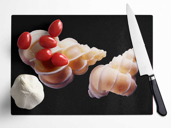 Beautiful Shell Duo Glass Chopping Board