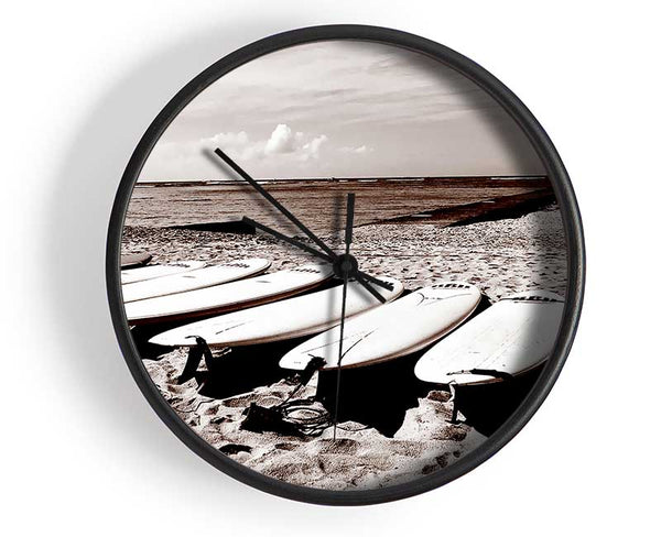 Surfers Pick Clock - Wallart-Direct UK