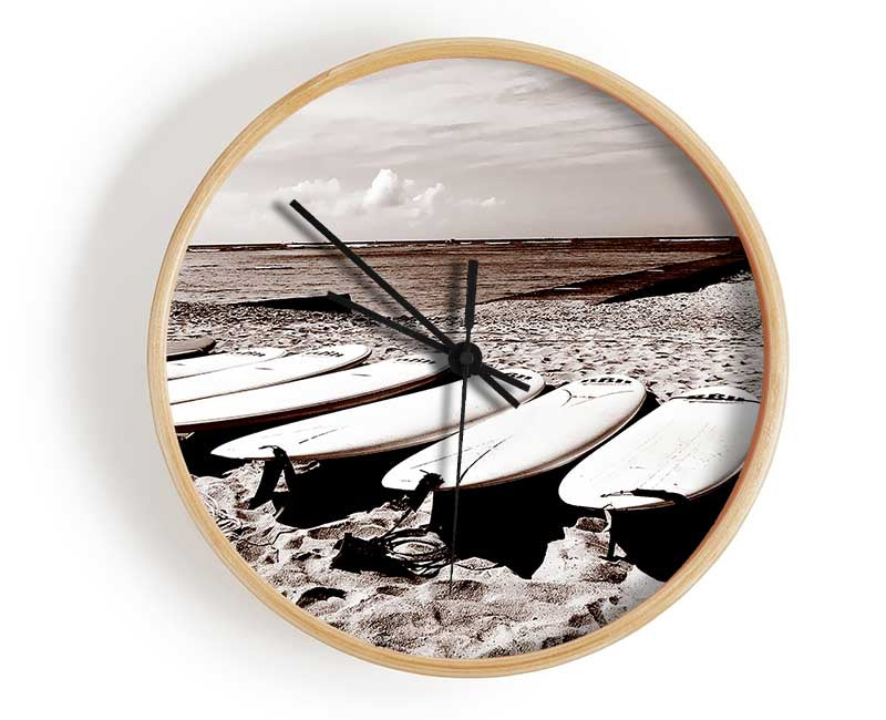 Surfers Pick Clock - Wallart-Direct UK