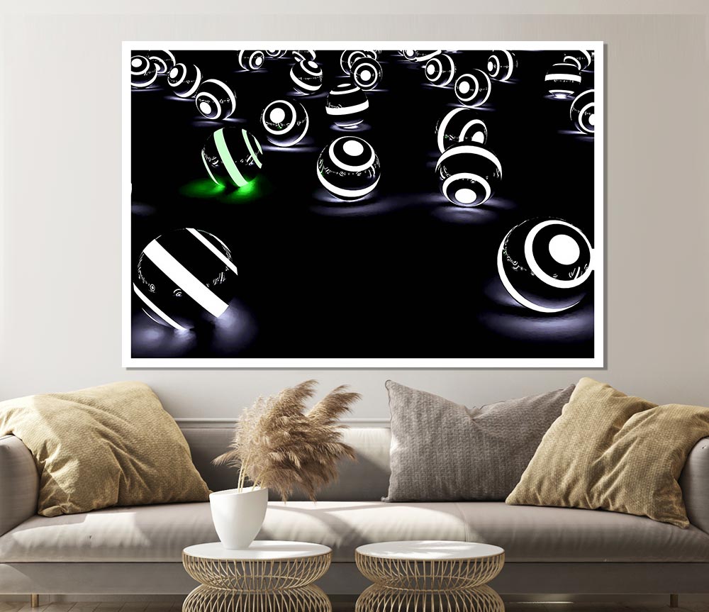 Glow Print Poster Wall Art