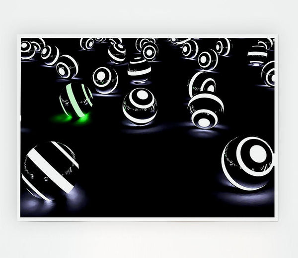 Glow Print Poster Wall Art