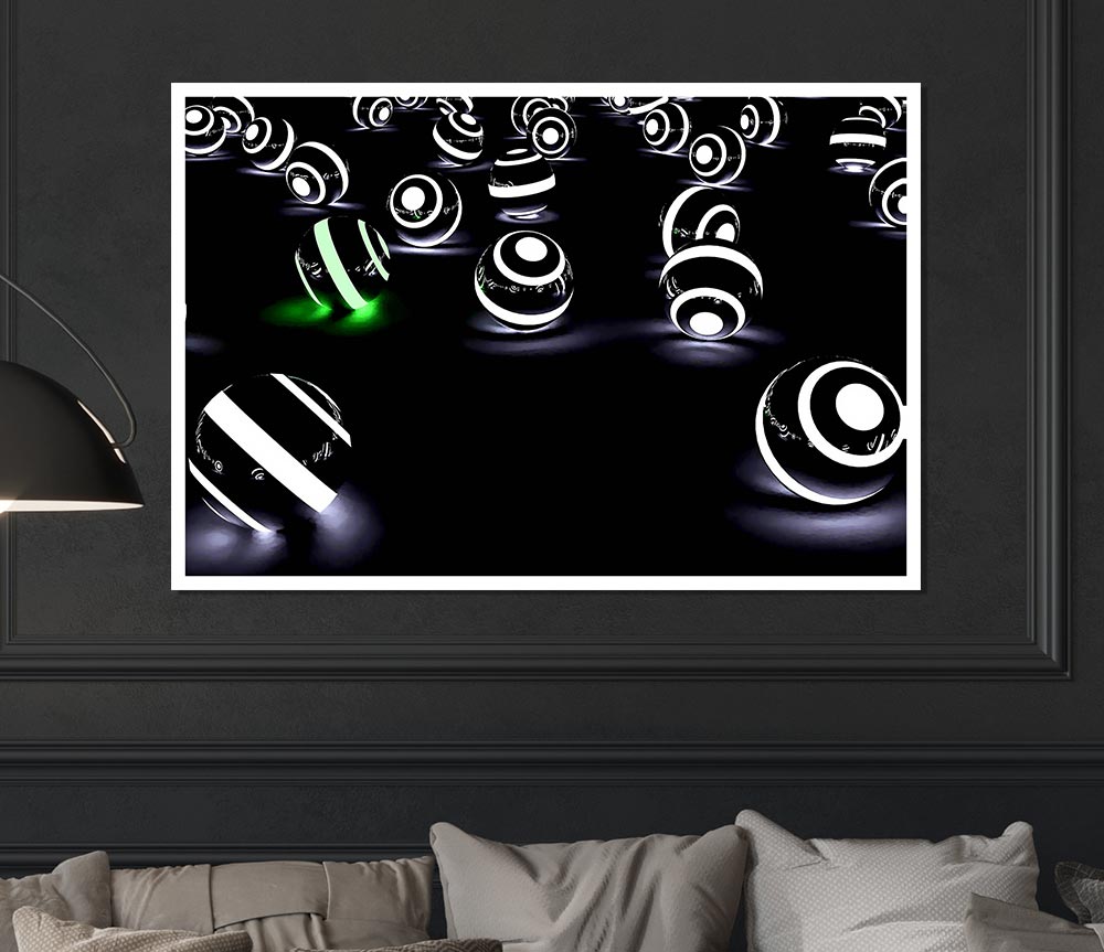 Glow Print Poster Wall Art