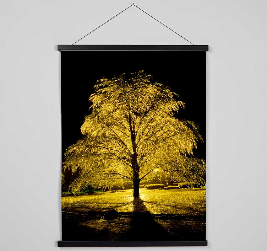 The Golden Tree Hanging Poster - Wallart-Direct UK