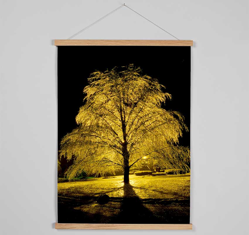 The Golden Tree Hanging Poster - Wallart-Direct UK