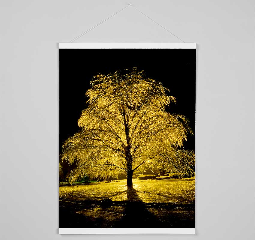 The Golden Tree Hanging Poster - Wallart-Direct UK