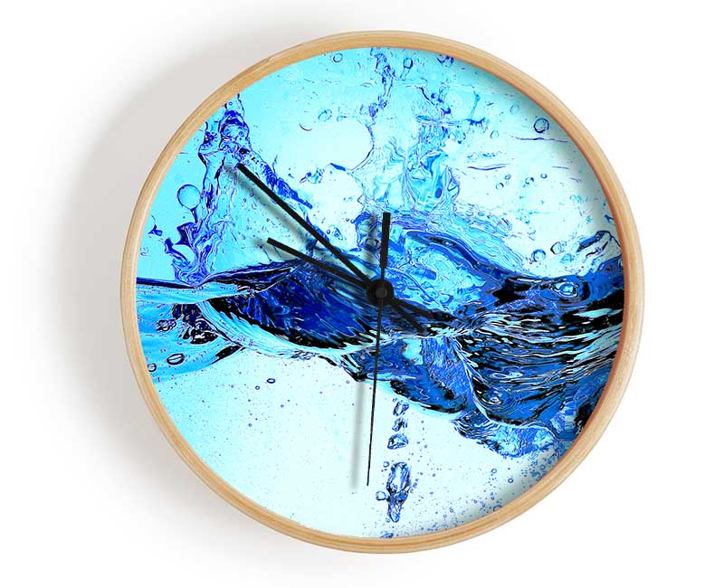 Crash Of The Water Splash Clock - Wallart-Direct UK