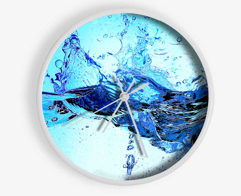 Crash Of The Water Splash Clock - Wallart-Direct UK