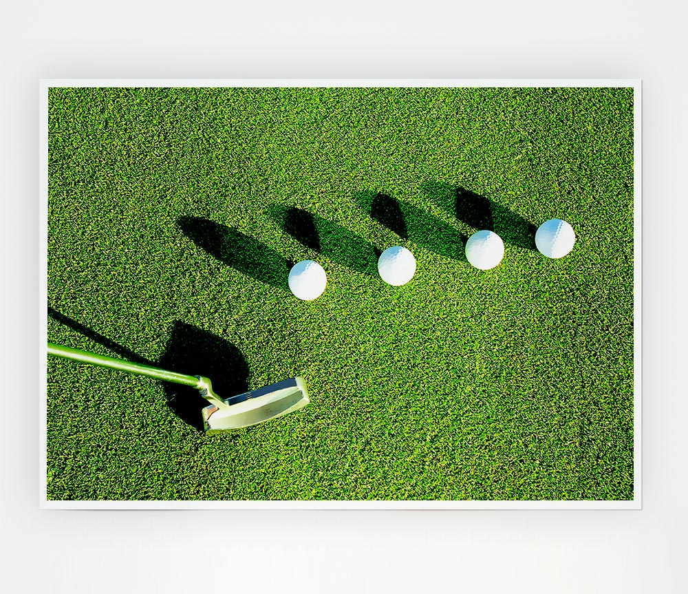 Golf Any One Print Poster Wall Art