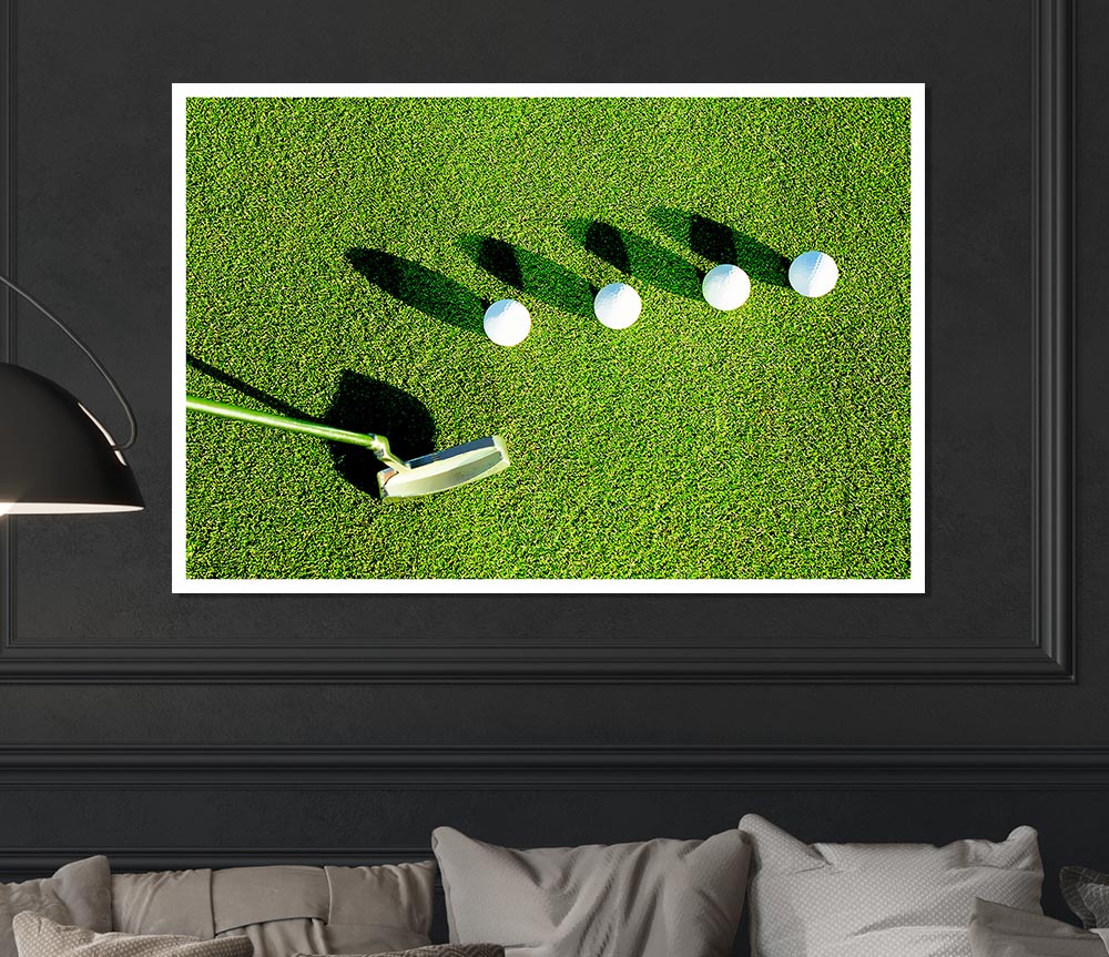 Golf Any One Print Poster Wall Art