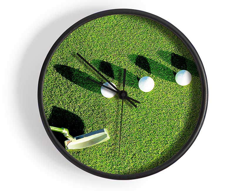 Golf Any One Clock - Wallart-Direct UK