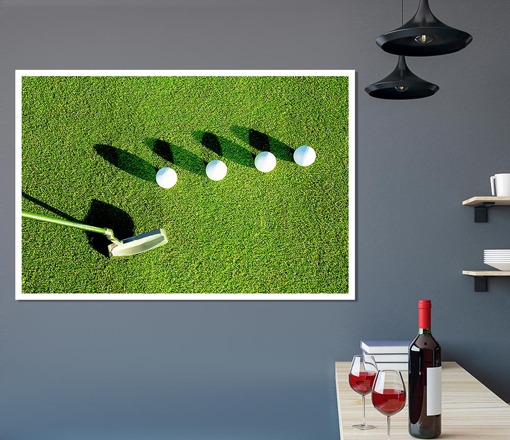 Golf Any One Print Poster Wall Art