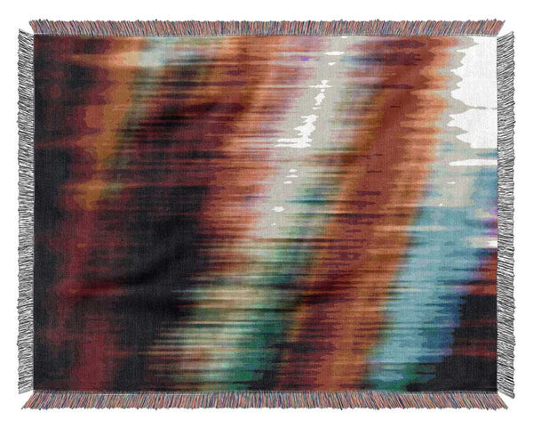 Colourful Shades Of Light Woven Blanket