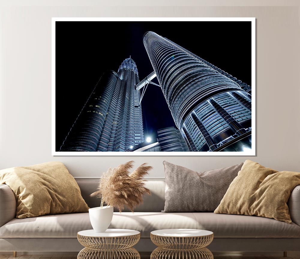 Building Towers Print Poster Wall Art