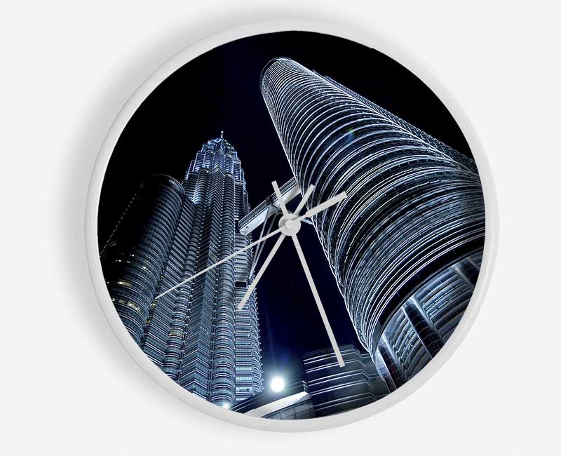 Building Towers Clock - Wallart-Direct UK