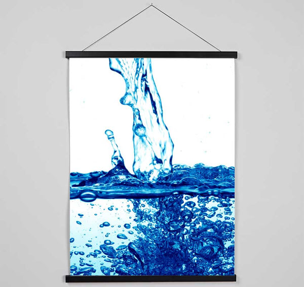 Blue Water Fizz Hanging Poster - Wallart-Direct UK