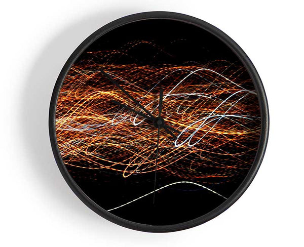 Radio Waves Clock - Wallart-Direct UK