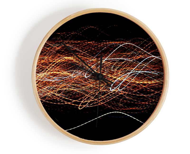 Radio Waves Clock - Wallart-Direct UK