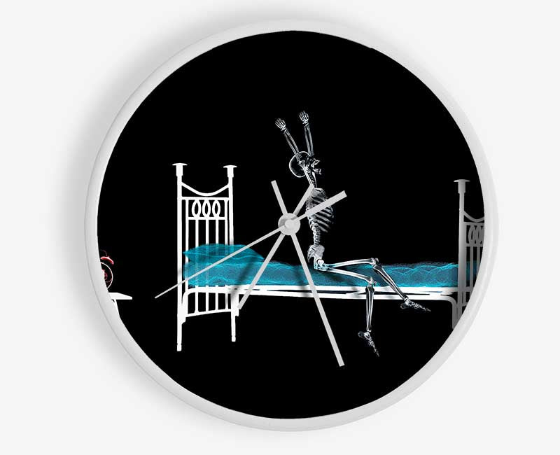 Skeleton Alarm Clock Clock - Wallart-Direct UK