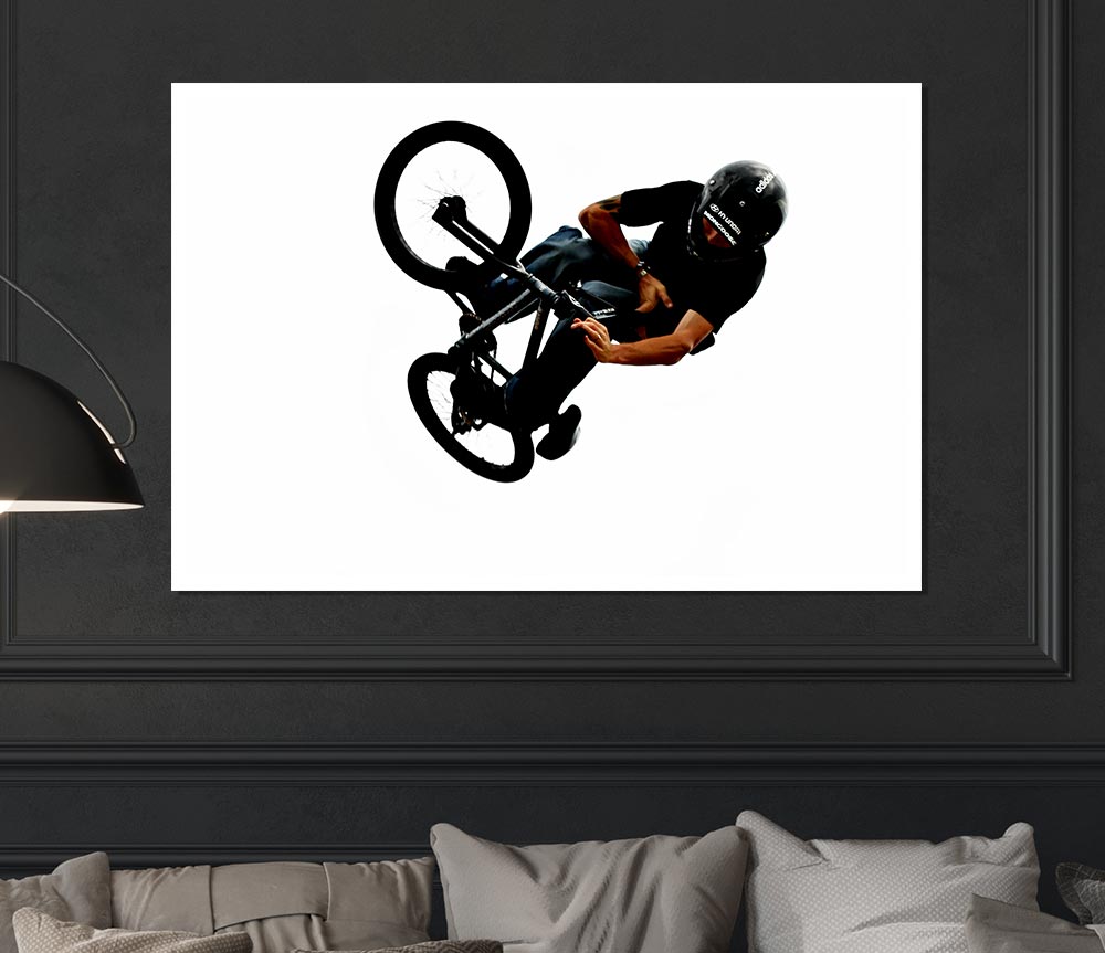 Bmx 180 Twist Print Poster Wall Art