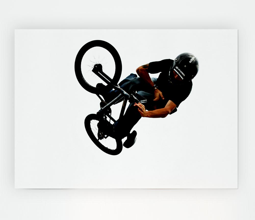 Bmx 180 Twist Print Poster Wall Art