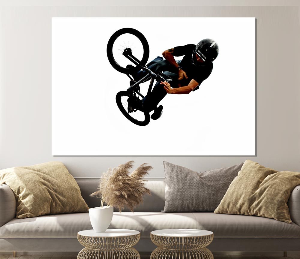 Bmx 180 Twist Print Poster Wall Art