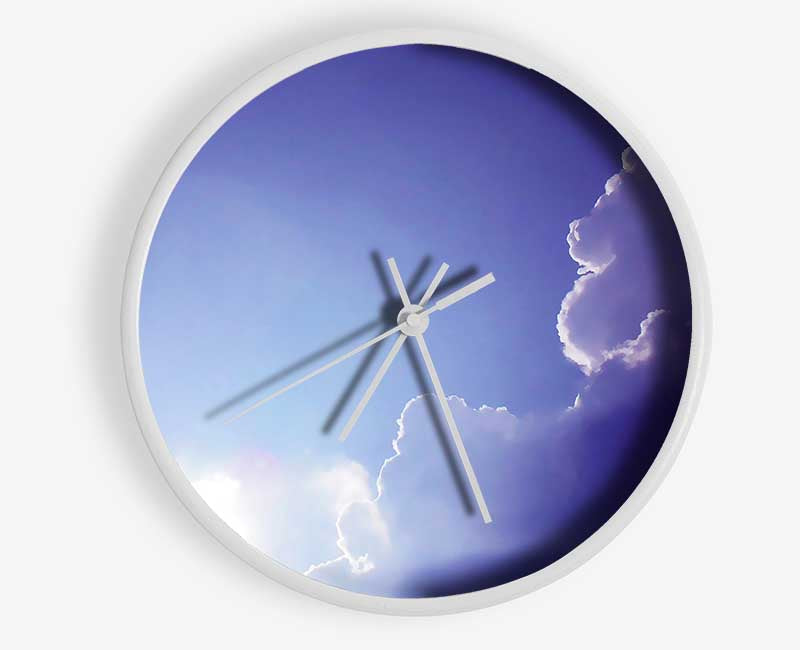 Sun Through The Clouds Clock - Wallart-Direct UK