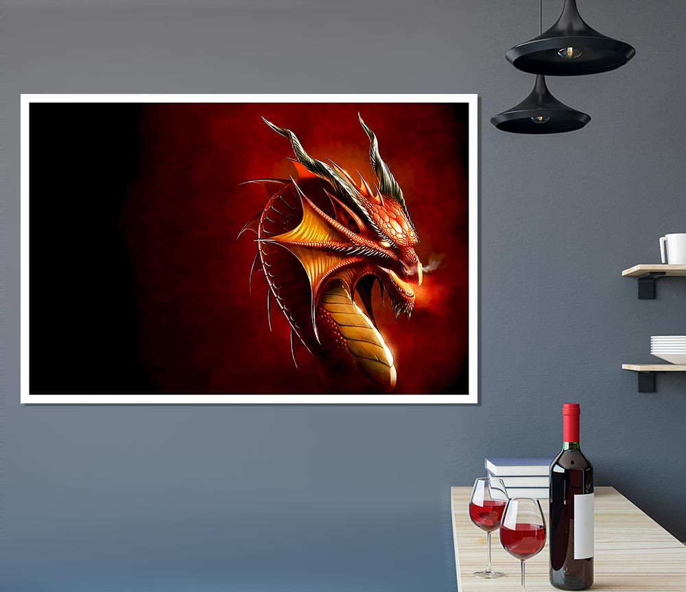 Dragons Breath Print Poster Wall Art