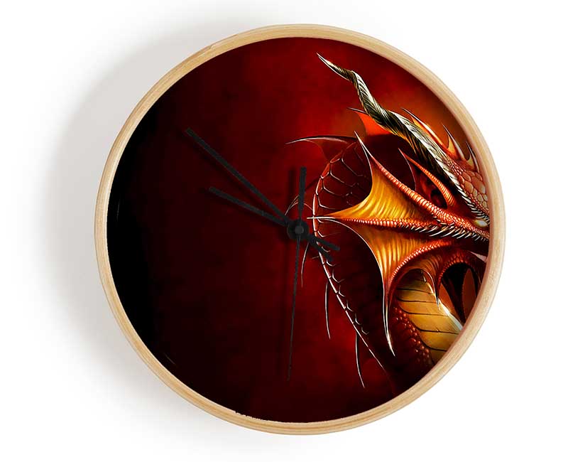 Dragons Breath Clock - Wallart-Direct UK