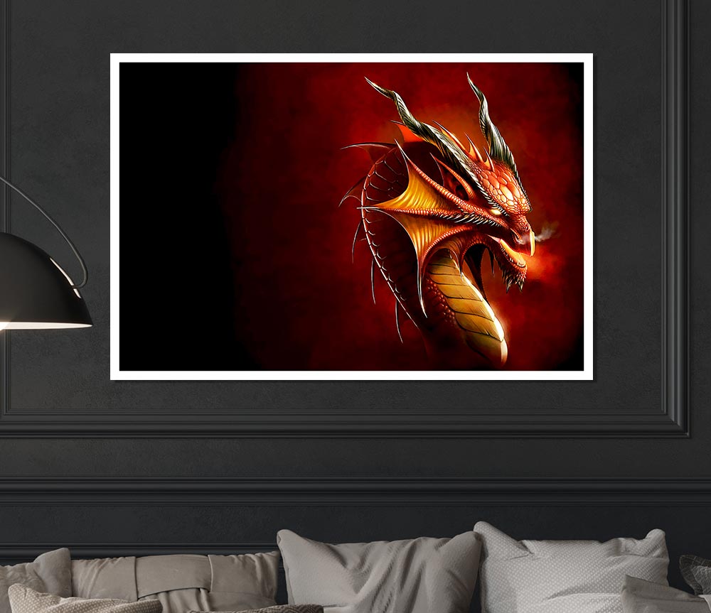 Dragons Breath Print Poster Wall Art