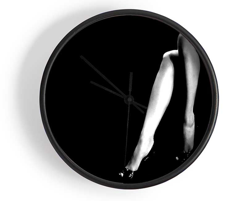 Sexy Legs Black Clock - Wallart-Direct UK