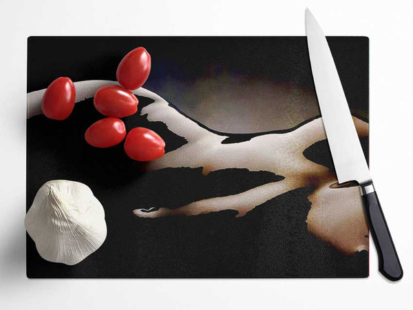 Chocolate Body Glass Chopping Board