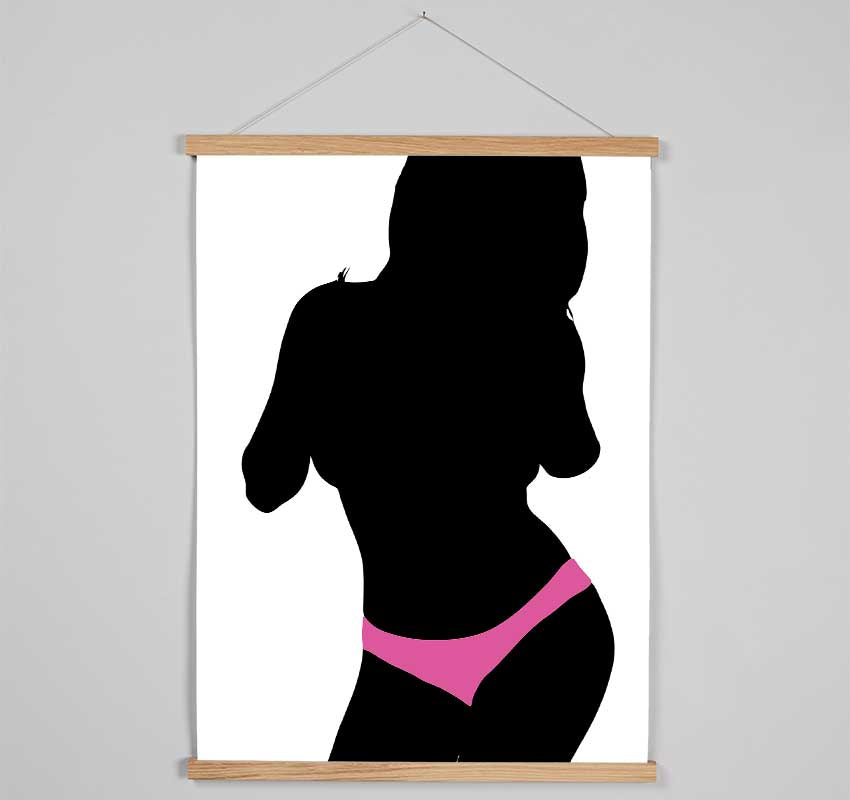 Hot Pink Hanging Poster - Wallart-Direct UK