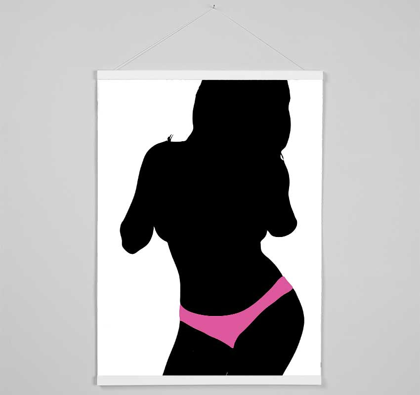 Hot Pink Hanging Poster - Wallart-Direct UK