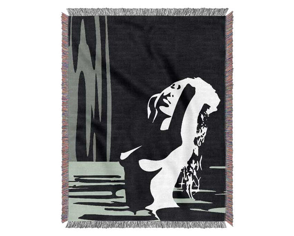 Erotic Waterfall Woven Blanket