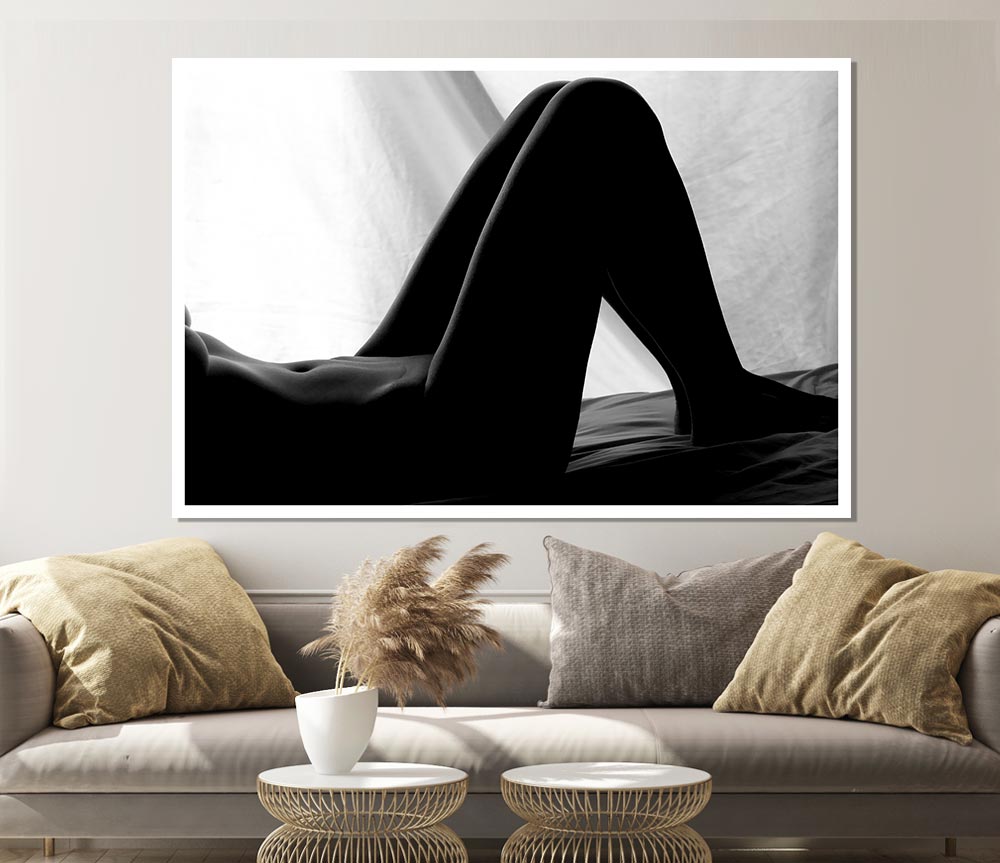 The Art Of A Womans Body Print Poster Wall Art