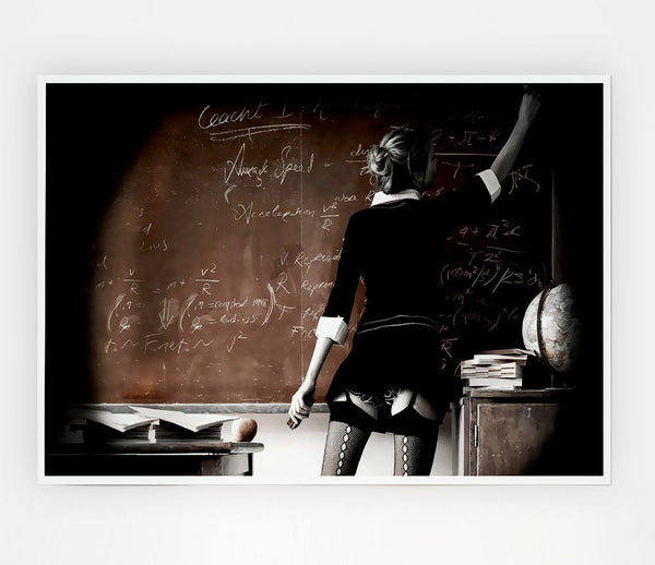 The Perfect Teacher Print Poster Wall Art