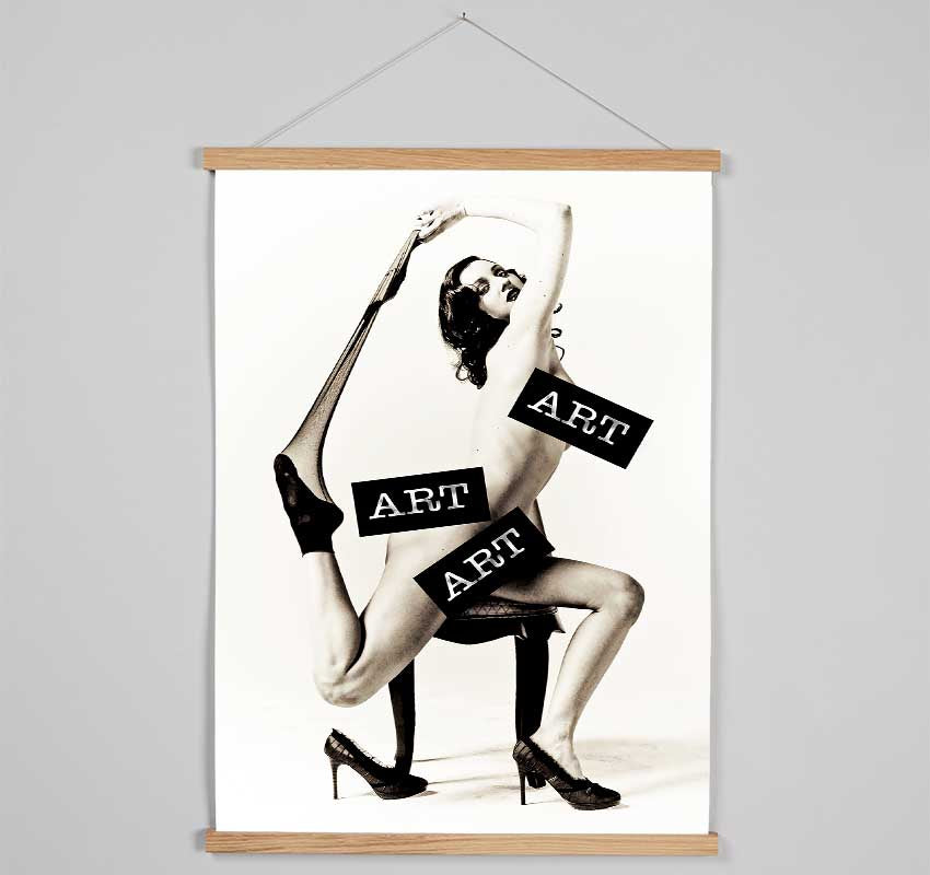 Female Art Hanging Poster - Wallart-Direct UK