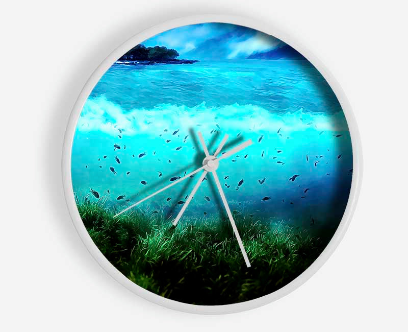 World Of Sea Clock - Wallart-Direct UK