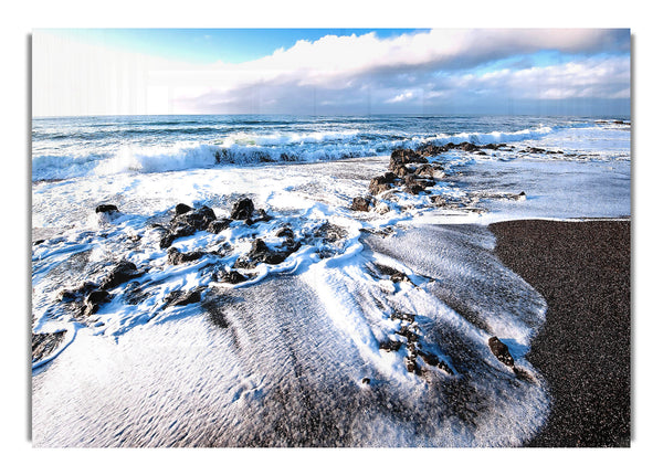 Waves Crashing On The Beach