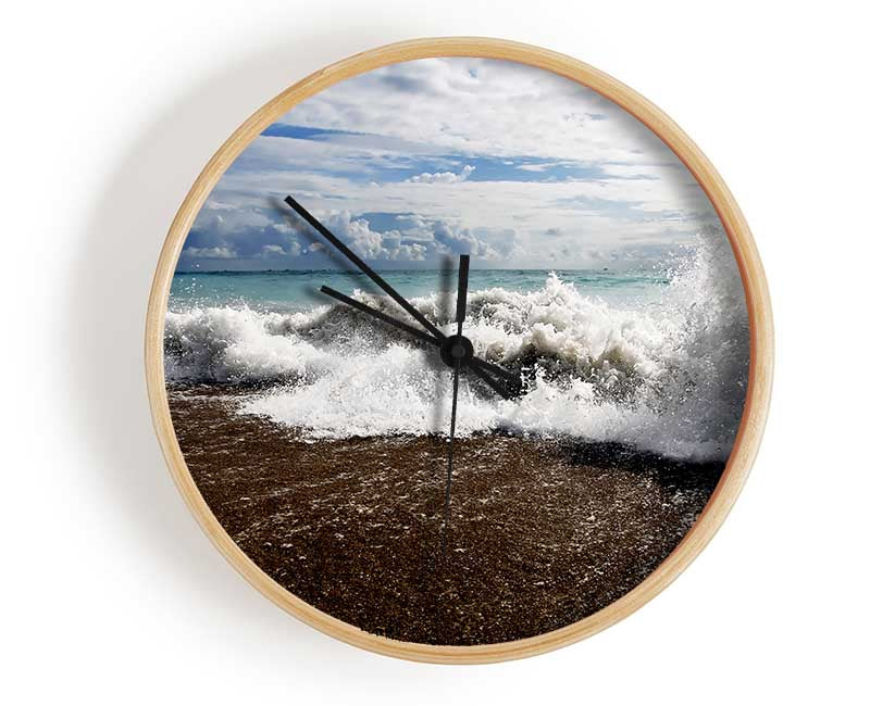 The Oceans Pull Clock - Wallart-Direct UK