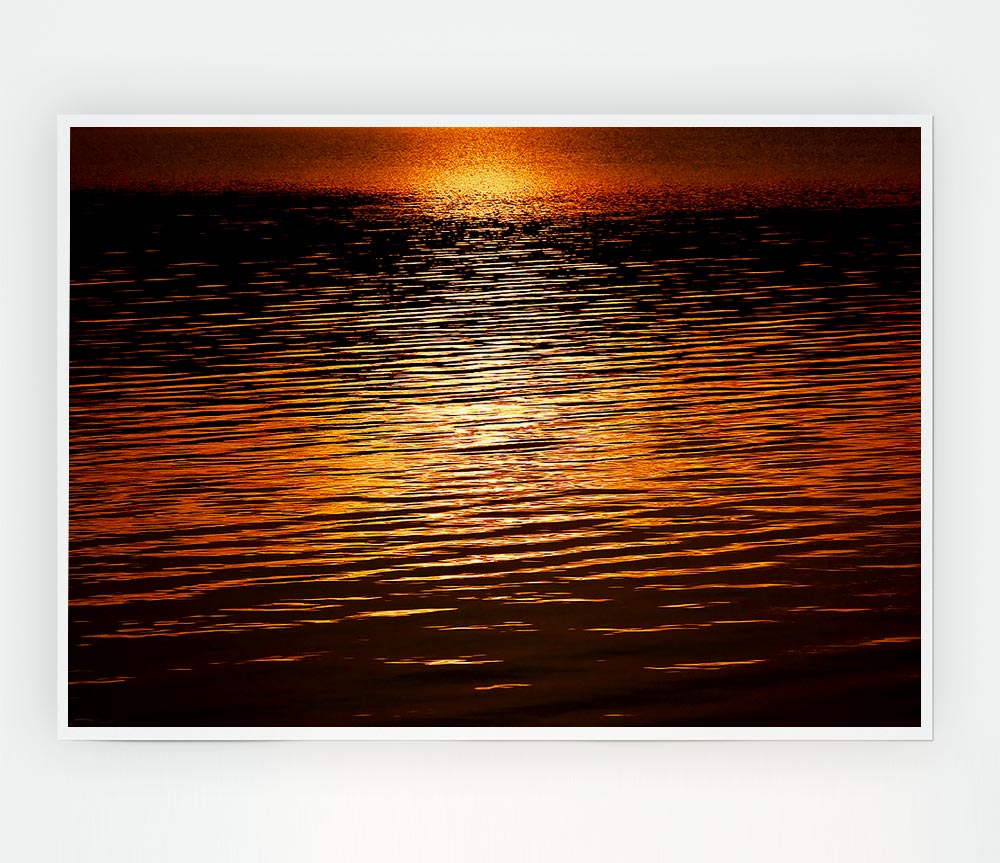 The Oceans Light Print Poster Wall Art