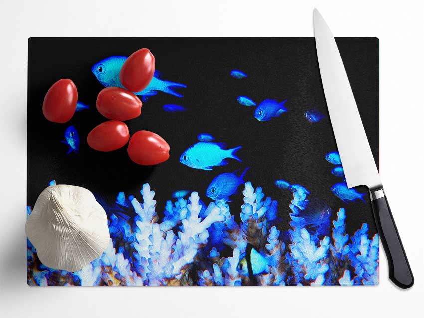 The Ocean World Glass Chopping Board