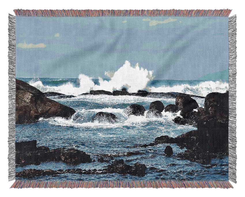 Splashed Woven Blanket